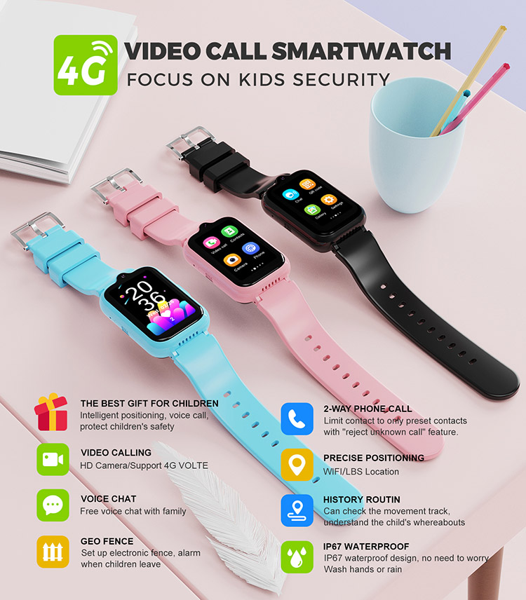 LT41 kids watch, LT41 children watch, 4G kid smart watch, kids smartwatch, LT41 smart watch, sim card smartwatch, 4g smartwatch, wifi smart watch